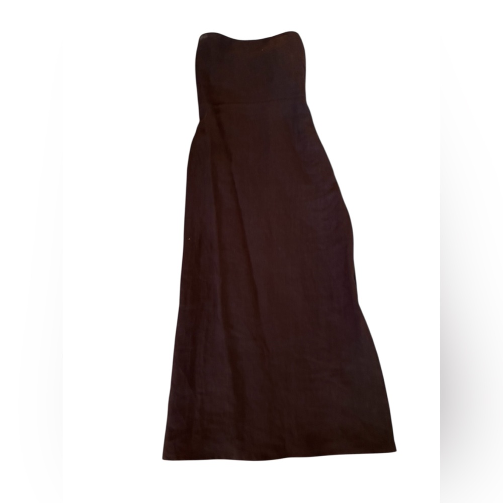 Olivaceous Dark Brown Midi Dress